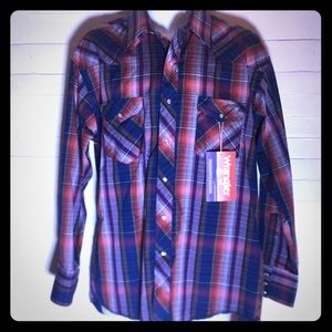 Men’s Western Style Long Sleeve Button Up Shirt